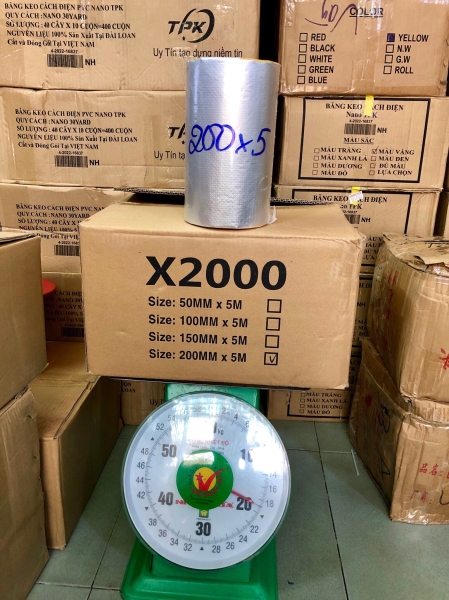 Băng keo chống dột loại x2000 - Dây Rút Nhựa Thiên Phú Kim - Công Ty TNHH Thiên Phú Kim
